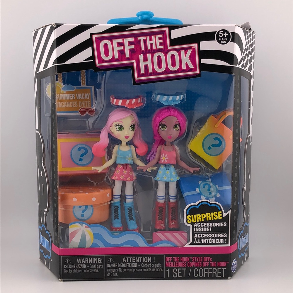 Off The Hook Jenni and Vivian Dolls with Surprise Accessories
